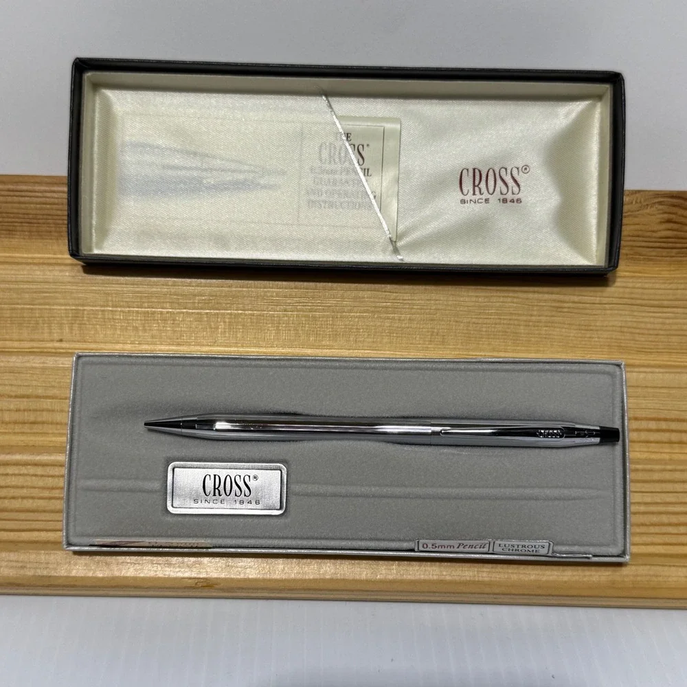 Cross Century Lustrous Chrome 0.5mm Mechanical Pencil 350305 with Box Vintage